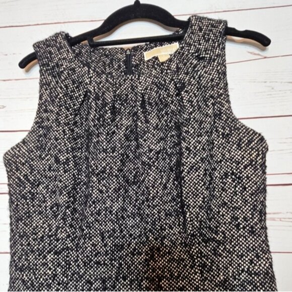 MICHAEL Michael Kors Wool Blend Tweed Sheath Dress - Picture 3 of 13
